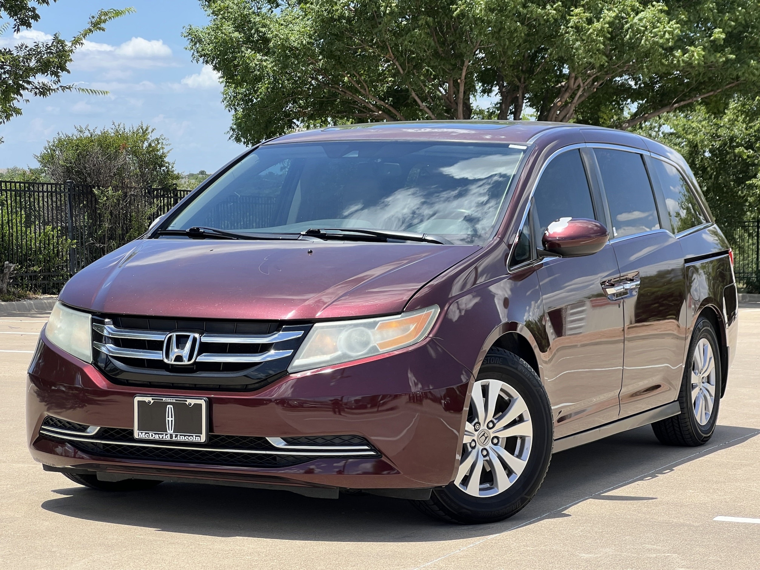 Used 2015 Honda Odyssey EX-L with VIN 5FNRL5H61FB072095 for sale in Frisco, TX