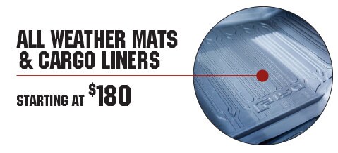 All Weather Mats & Cargo Liners Starting At $180