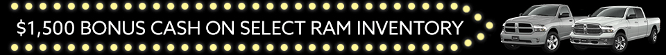 $1500 Bonus Cash on Select RAM inventory at David Stanley RAM in Midwest City, OK