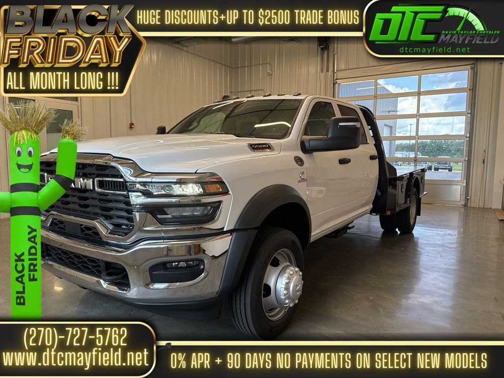 New 2025 Ram 5500 Chassis Cab 5500 TRADESMAN CHASSIS CREW CAB 4X4 60' CA Pickup