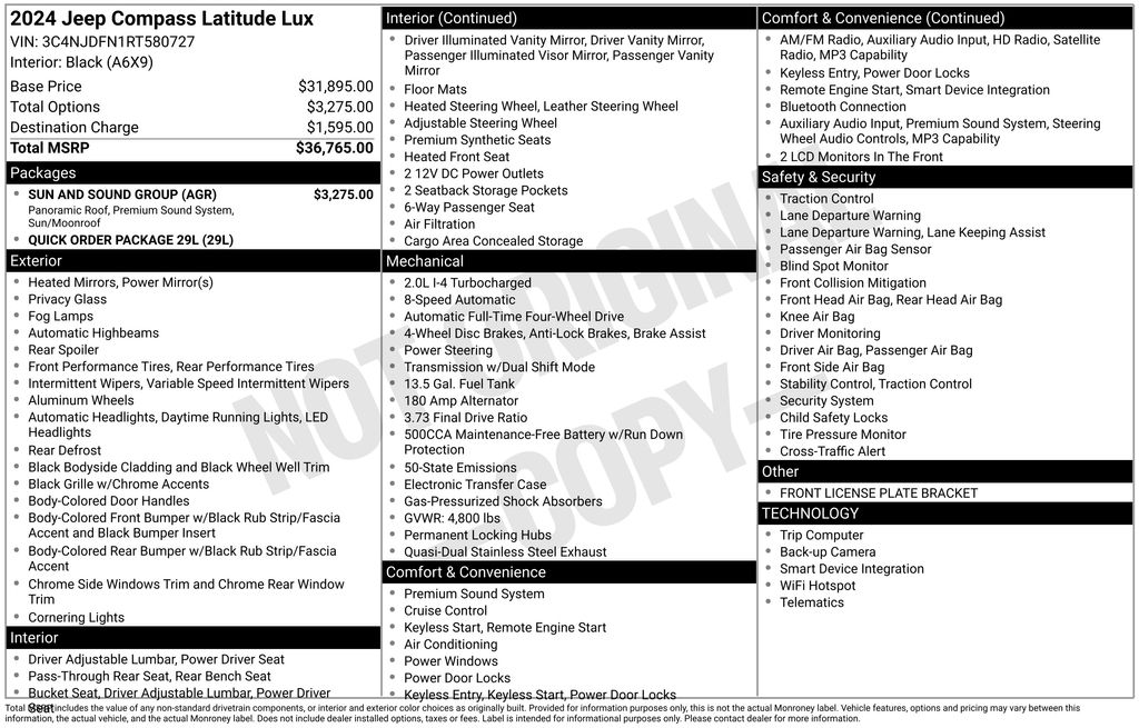 2024 Jeep Compass Latitude Lux 4X4's photo