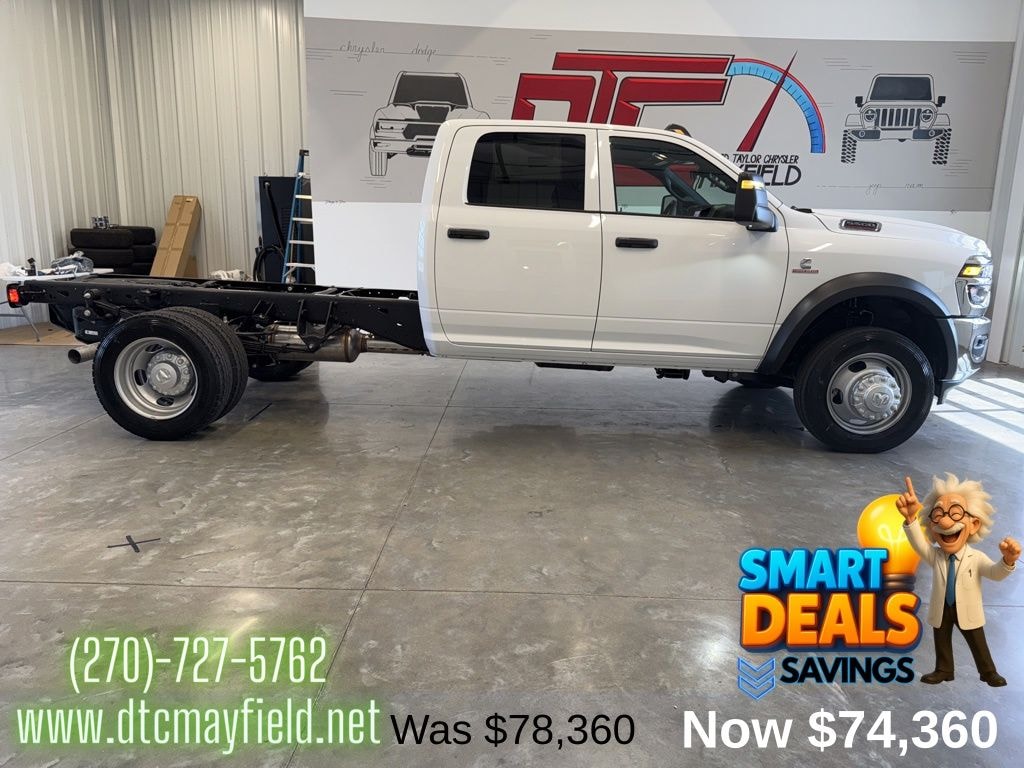 New 2025 Ram 5500 Chassis Cab 5500 TRADESMAN CHASSIS CREW CAB 4X4 60' CA Pickup