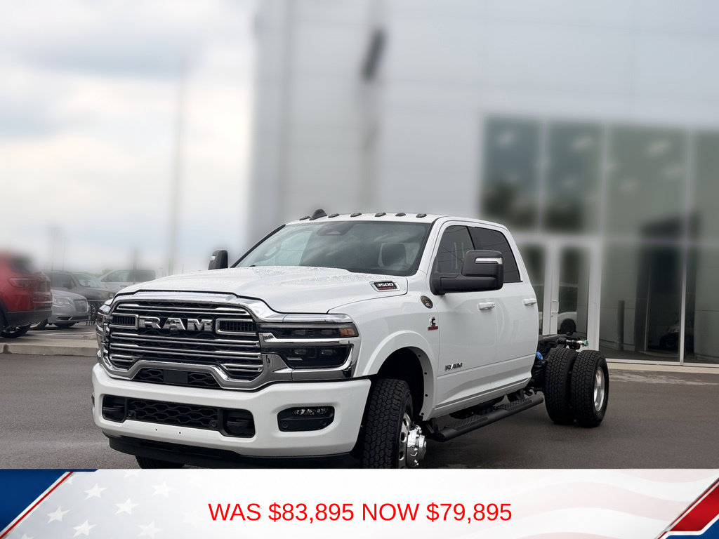 New 2027 Ram 3500 CREW CAB CHASSIS 4X4 Pickup