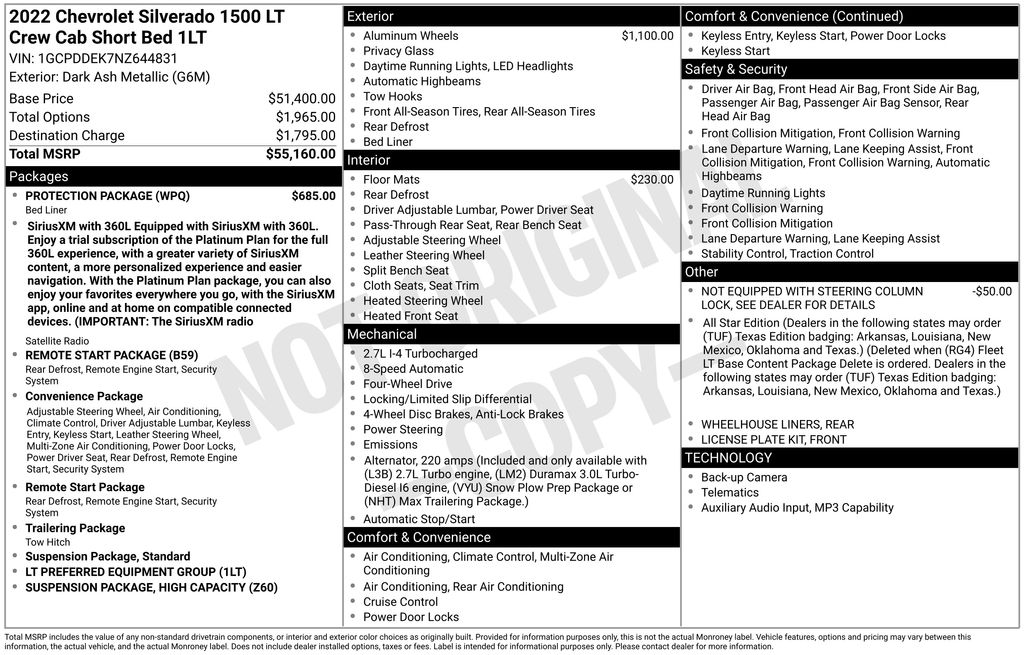 2022 Chevrolet Silverado 1500 LT 4X4 Crew Cab Short Box's photo
