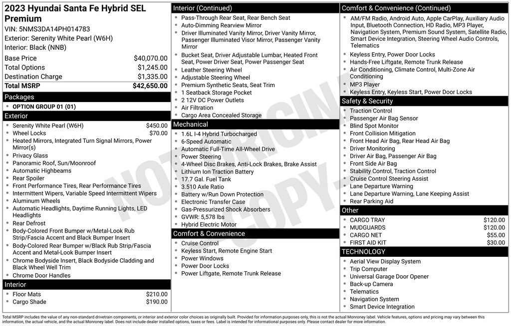 2023 Hyundai Santa Fe SEL Premium HEV AWD's photo