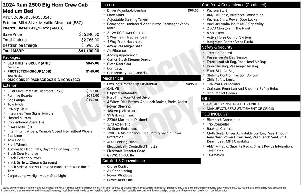 2024 RAM Ram 2500 Pickup Big Horn's photo