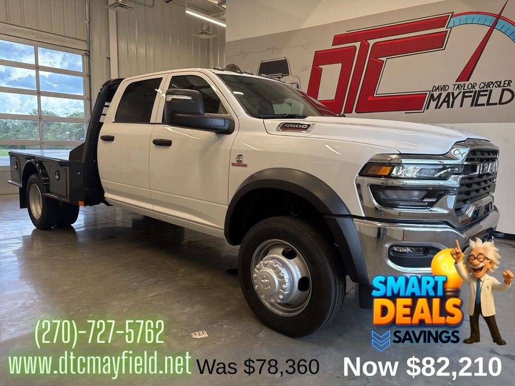 New 2025 Ram 5500 Chassis Cab 5500 TRADESMAN CHASSIS CREW CAB 4X4 60' CA Pickup