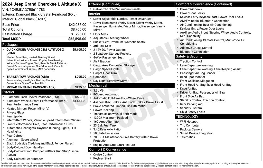 2024 Jeep Grand Cherokee L Altitude's photo