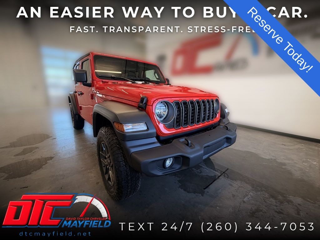 New 2026 Jeep Wrangler 4-DOOR SPORT S Sport Utility