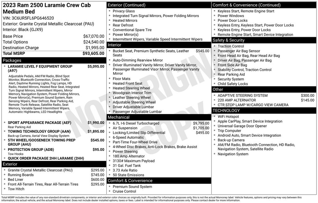2023 RAM Ram 2500 Pickup Laramie's photo