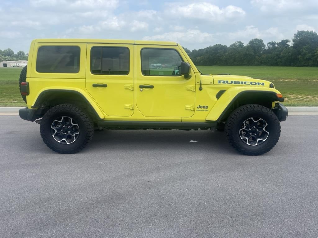 Used 2023 Jeep Wrangler 4xe Rubicon 4XE with VIN 1C4JJXR67PW555701 for sale in Mayfield, KY