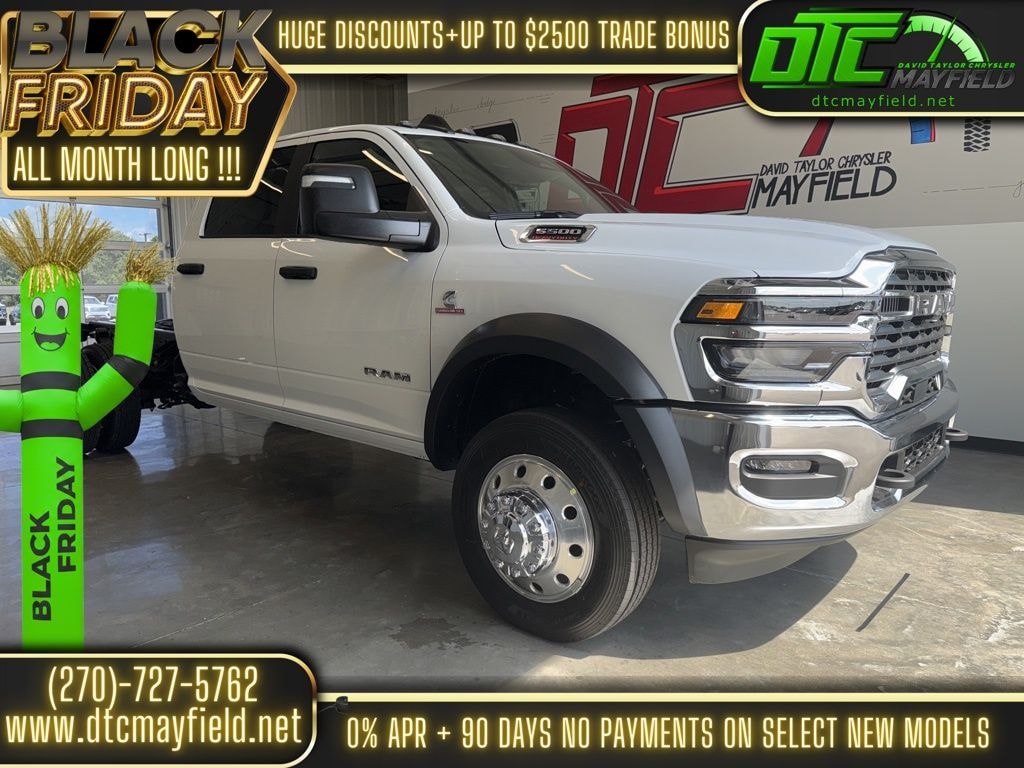 New 2025 Ram 5500 Chassis Cab 5500 BIG HORN CHASSIS CREW CAB 4X4 60' CA Pickup