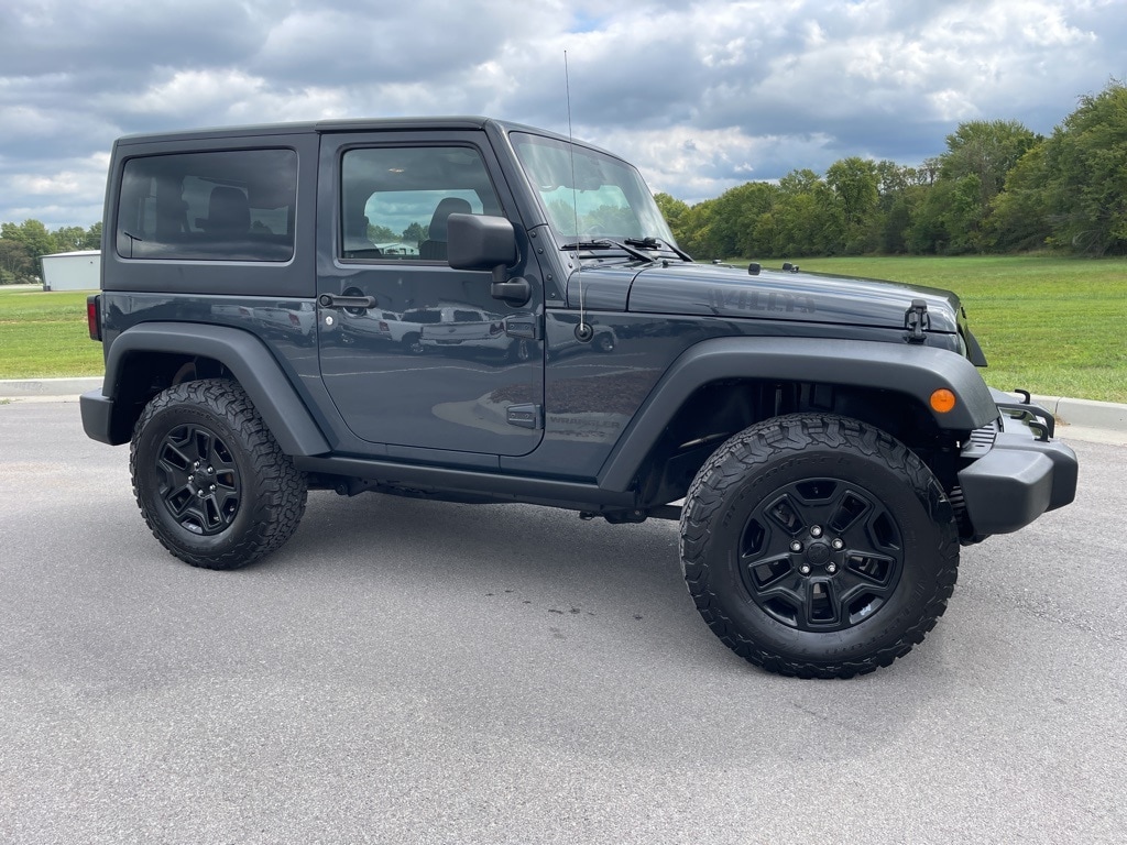 Used 2017 Jeep Wrangler Willys Wheeler with VIN 1C4AJWAG3HL728647 for sale in Mayfield, KY