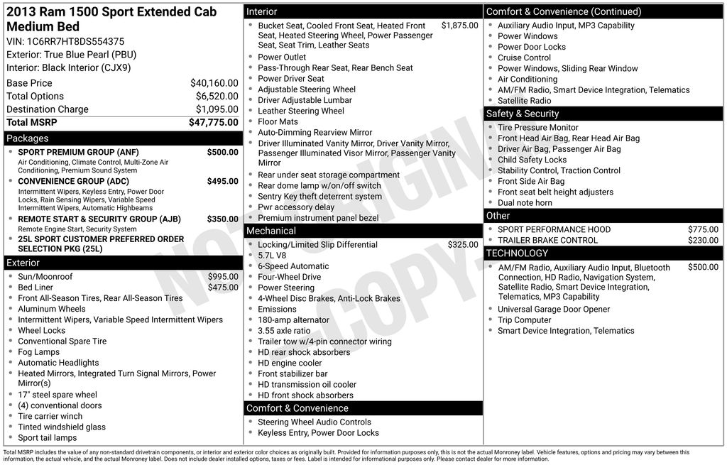 2013 RAM 1500 Sport 4x4 Quad Cab's photo