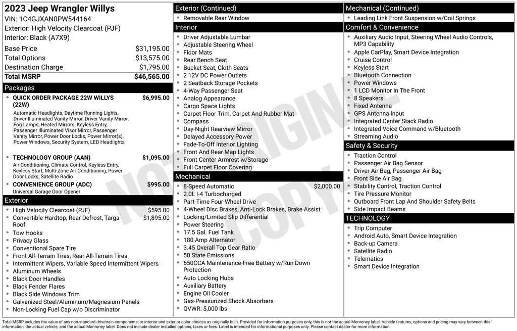 2023 Jeep Wrangler 2-Door