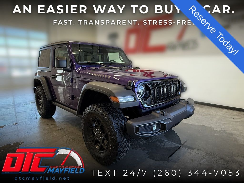 New 2026 Jeep Wrangler 2-DOOR WILLYS Sport Utility