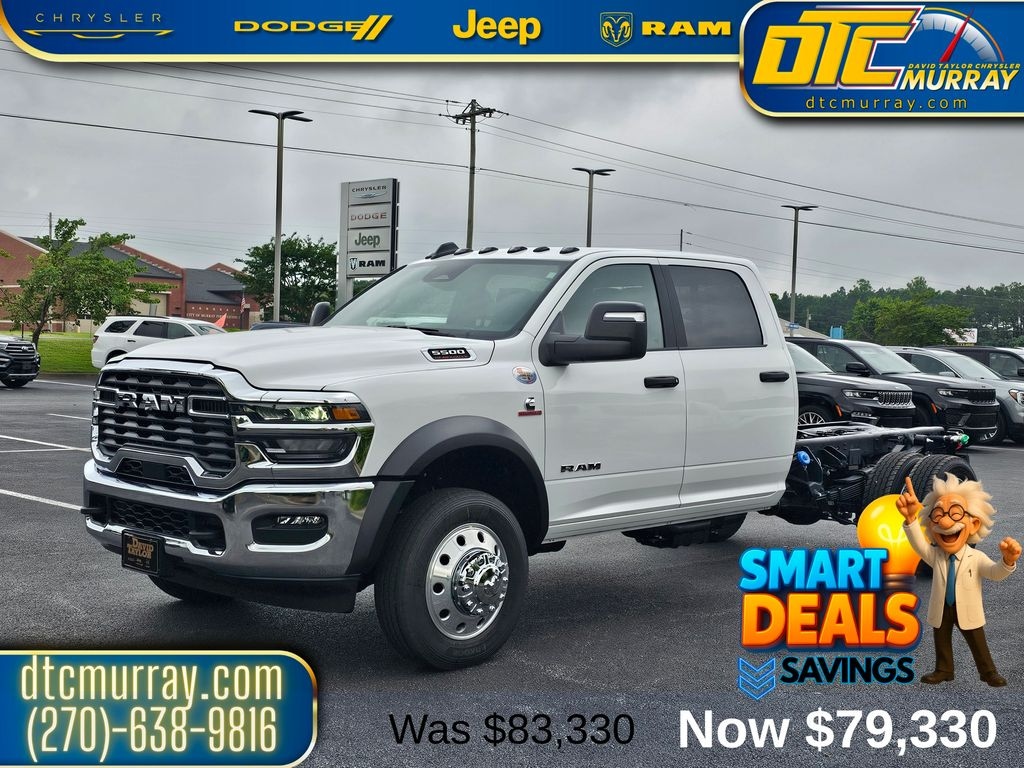 New 2025 Ram 5500 Chassis Cab 5500 BIG HORN CHASSIS CREW CAB 4X4 60' CA Pickup