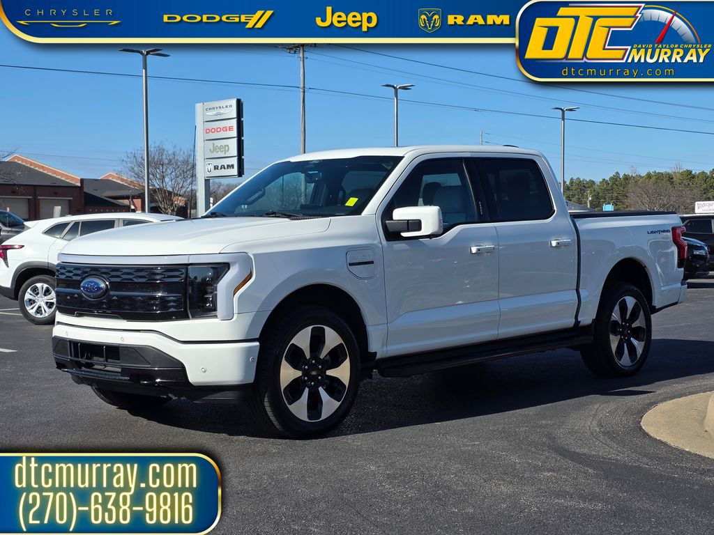 Used 2022 Ford F-150 Lightning Platinum with VIN 1FT6W1EV6NWG03008 for sale in Murray, KY