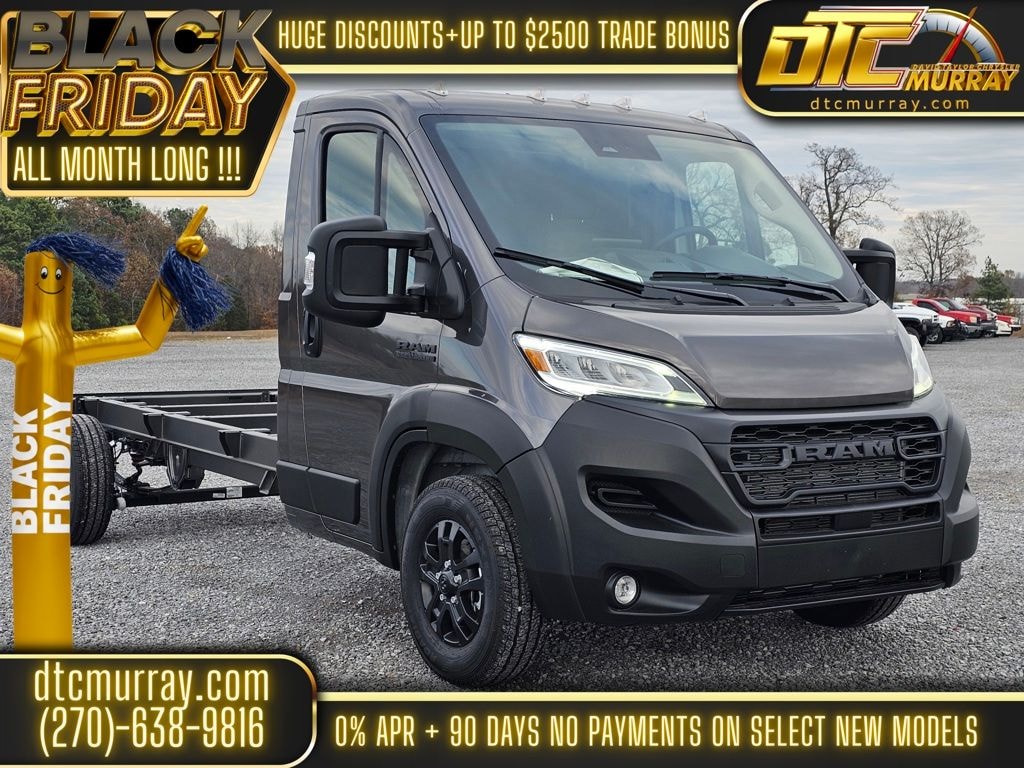 New 2024 Ram ProMaster PROMASTER 3500 SLT+ CUTAWAY 159' WB / 104' CA Cab/Chassis