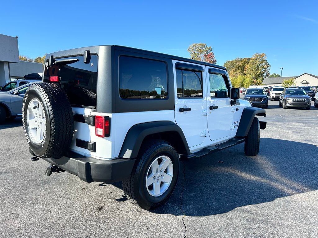 Used 2017 Jeep Wrangler Unlimited Sport S with VIN 1C4HJWDG6HL529523 for sale in Benton, KY
