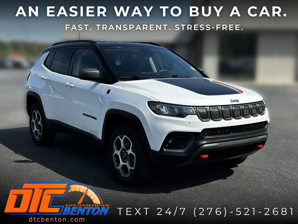 Used 2022 Jeep Compass Trailhawk with VIN 3C4NJDDB7NT131250 for sale in Benton, KY