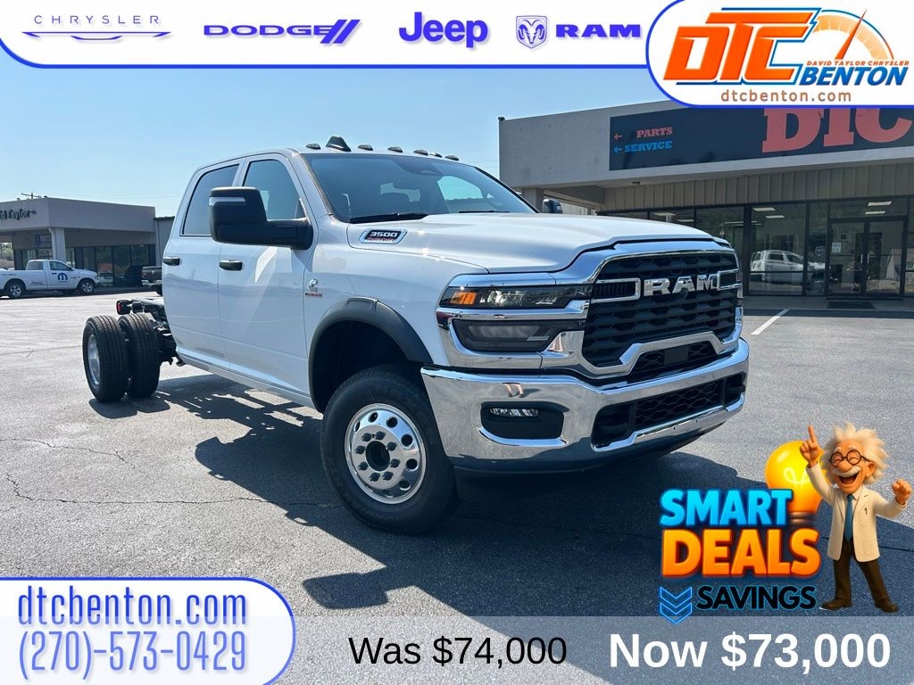 New 2025 Ram 3500 Chassis Cab 3500 TRADESMAN CREW CAB CHASSIS 4X4 60' CA Pickup