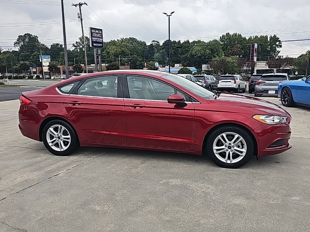 Used 2018 Ford Fusion SE with VIN 3FA6P0HDXJR213218 for sale in Burlington, NC