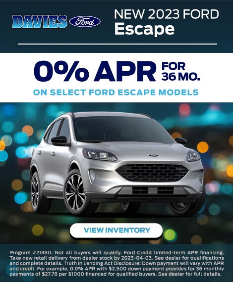 New 2023 Ford Escape