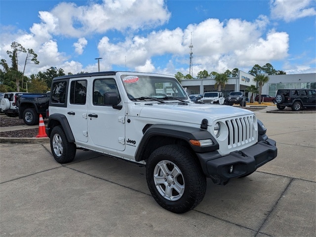 Certified 2023 Jeep Wrangler 4-Door Sport S with VIN 1C4HJXDN6PW529782 for sale in Yulee, FL