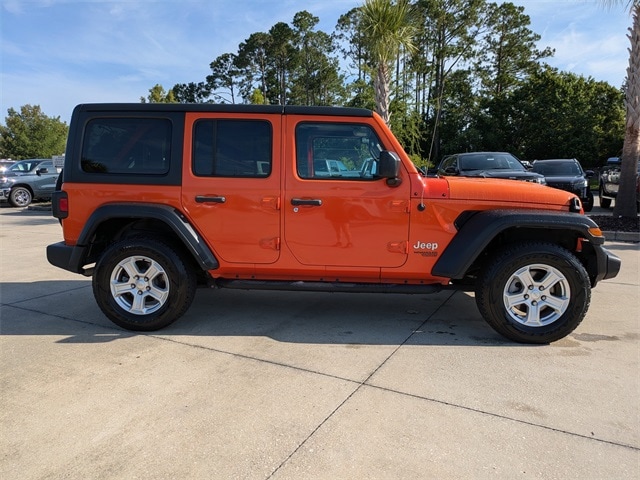 Certified 2018 Jeep All-New Wrangler Unlimited Sport S with VIN 1C4HJXDNXJW204432 for sale in Yulee, FL