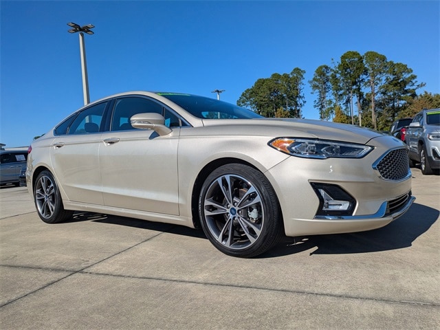 Used 2019 Ford Fusion Titanium with VIN 3FA6P0K96KR229602 for sale in Yulee, FL