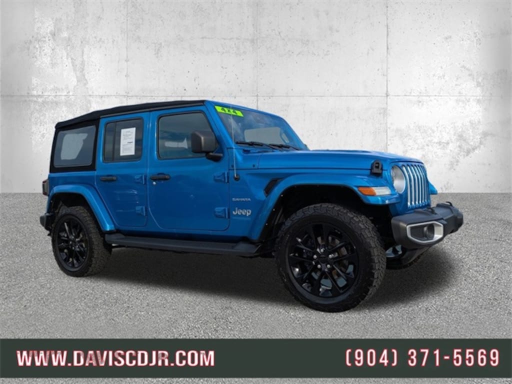Used 2021 Jeep Wrangler Unlimited Sahara 4xe SUV