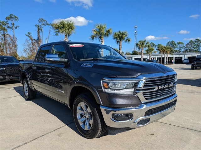 Certified 2022 RAM Ram 1500 Pickup Laramie with VIN 1C6RREJT2NN389213 for sale in Yulee, FL
