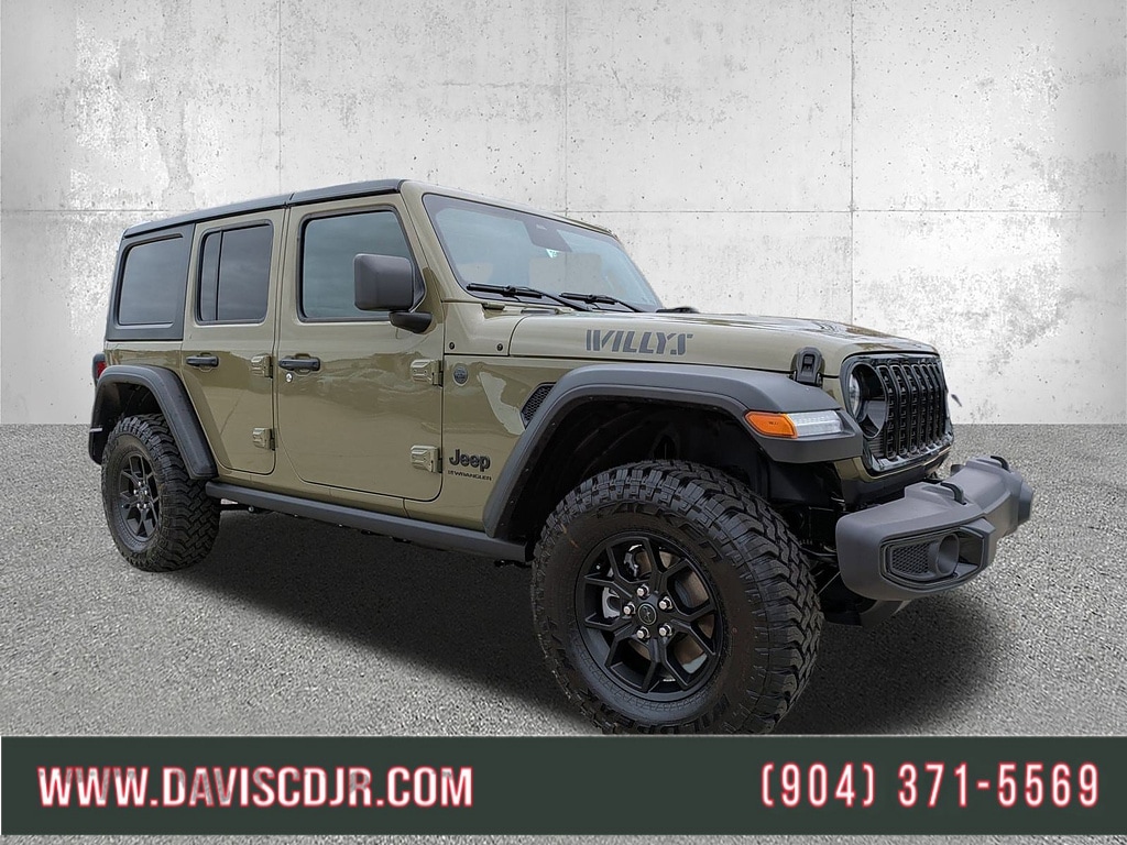 New 2026 Jeep Wrangler 4-Door Willys 4x4 Sport Utility