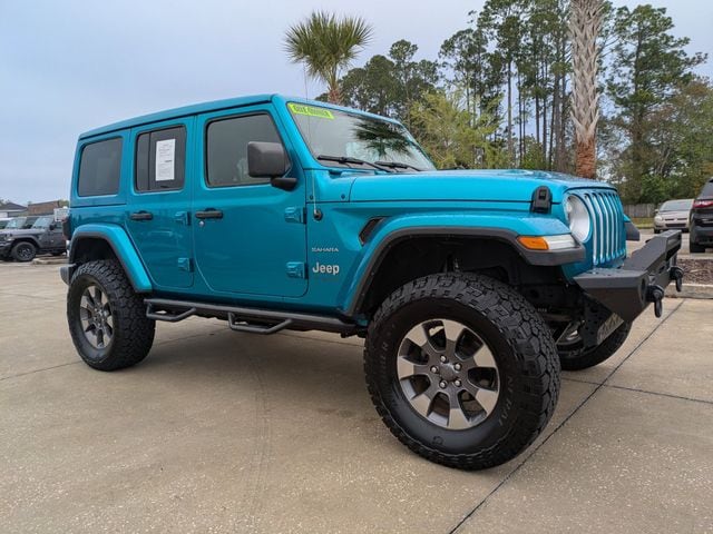 Used 2019 Jeep Wrangler Unlimited Sahara with VIN 1C4HJXEG6KW634010 for sale in Yulee, FL