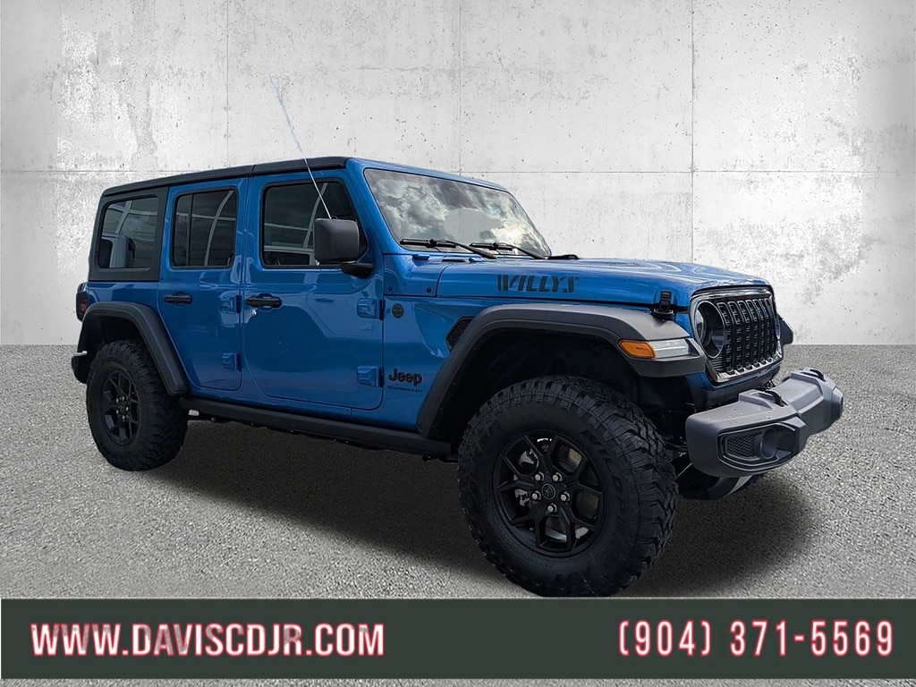 New 2026 Jeep Wrangler 4-Door Willys 4x4 Sport Utility