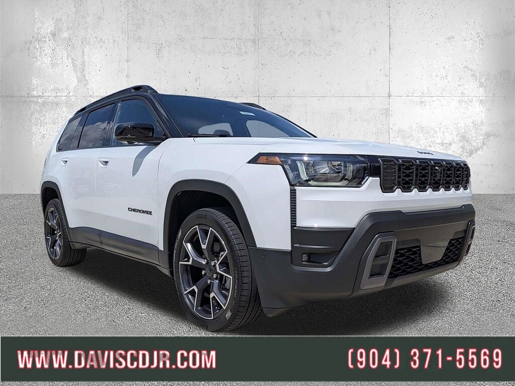 New 2026 Jeep Cherokee Overland 4x4 Sport Utility
