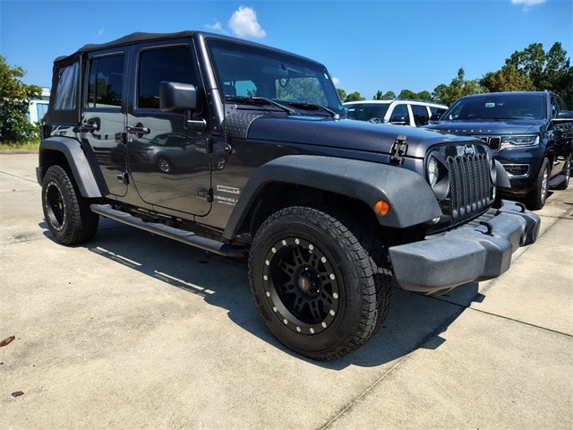 Certified 2017 Jeep Wrangler Unlimited Sport with VIN 1C4BJWDG4HL587619 for sale in Yulee, FL