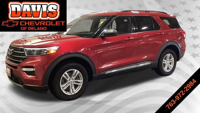 Used 2020 Ford Explorer XLT with VIN 1FMSK8DH2LGA70558 for sale in Delano, Minnesota