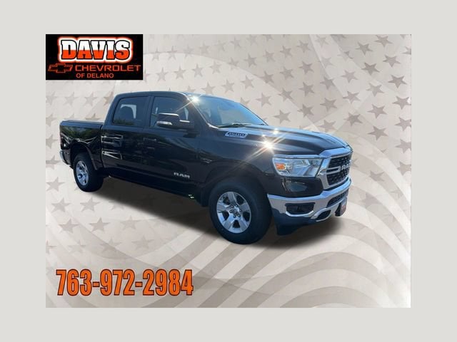 Used 2022 RAM Ram 1500 Pickup Big Horn/Lone Star with VIN 1C6RRFFG3NN255568 for sale in Delano, Minnesota