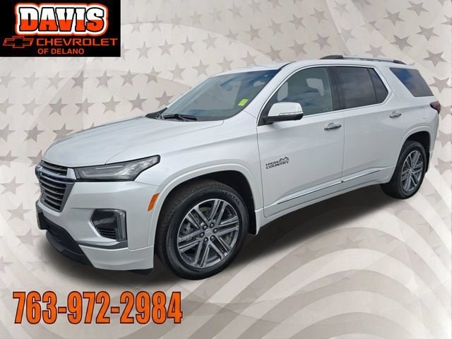 Used 2022 Chevrolet Traverse High Country with VIN 1GNEVNKW5NJ123310 for sale in Delano, Minnesota