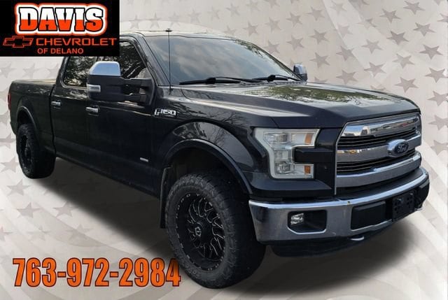 Used 2015 Ford F-150 Lariat with VIN 1FTFW1EG5FKE55489 for sale in Delano, Minnesota