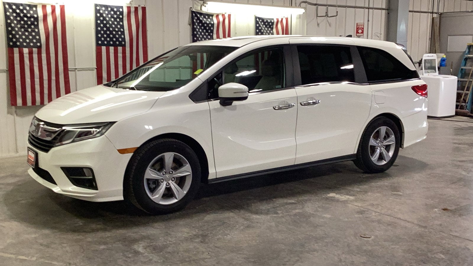 Used 2019 Honda Odyssey EX-L with VIN 5FNRL6H7XKB045941 for sale in Delano, Minnesota