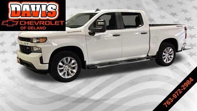 Used 2021 Chevrolet Silverado 1500 Custom with VIN 3GCUYBEF3MG318201 for sale in Delano, Minnesota