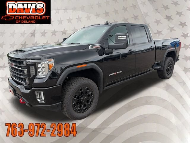 Used 2021 GMC Sierra 3500HD AT4 with VIN 1GT49VEY3MF270202 for sale in Delano, Minnesota