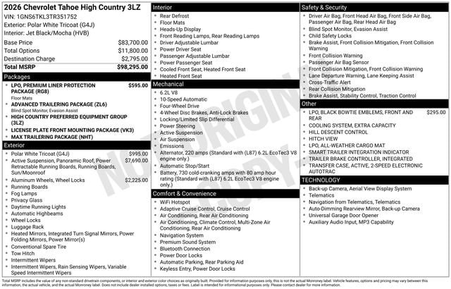 2026 Chevrolet Tahoe High Country - Photo 27