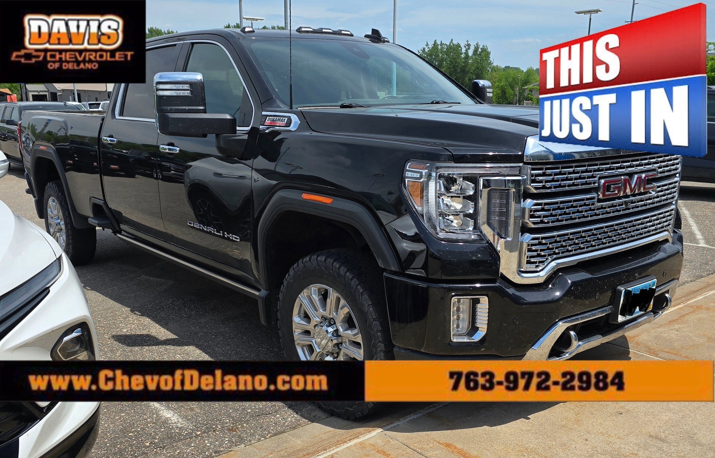 Onyx Black 2022 GMC Sierra 3500HD Denali Crew Cab 4WD Pickup Truck Four-Wheel Drive Automatic