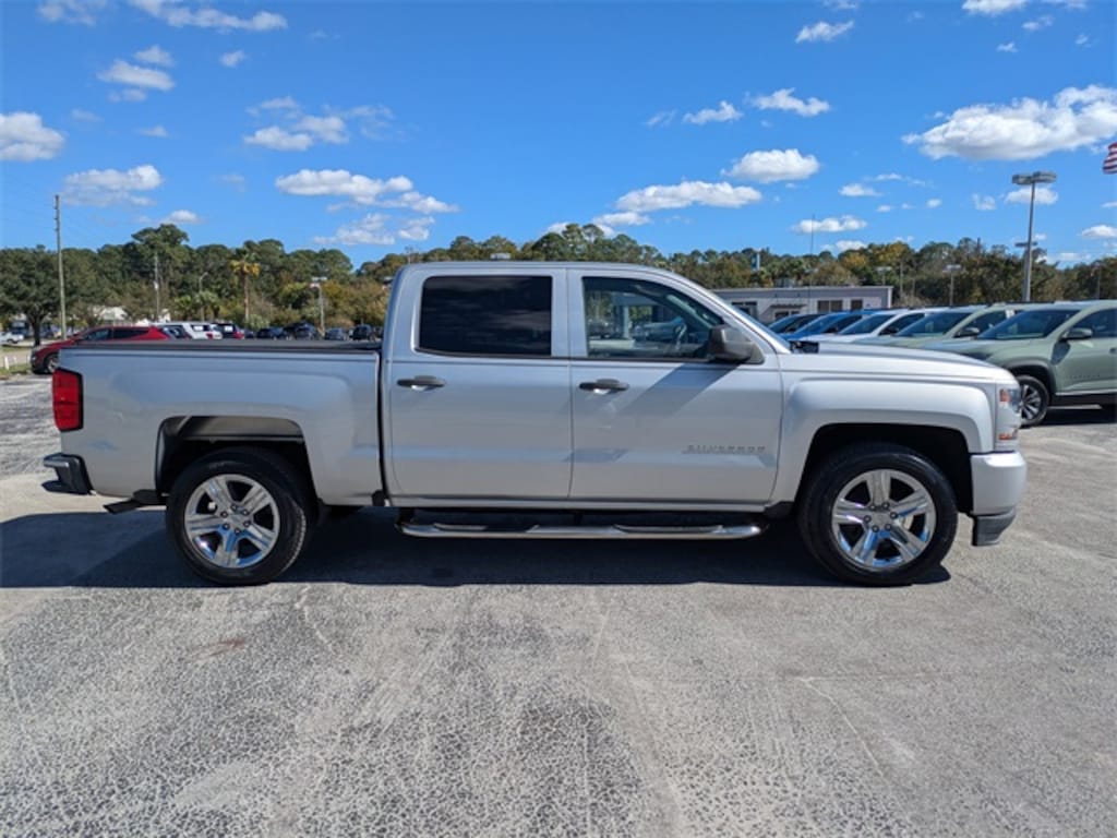 Used 2018 Chevrolet Silverado 1500 Silverado Custom Truck Crew Cab