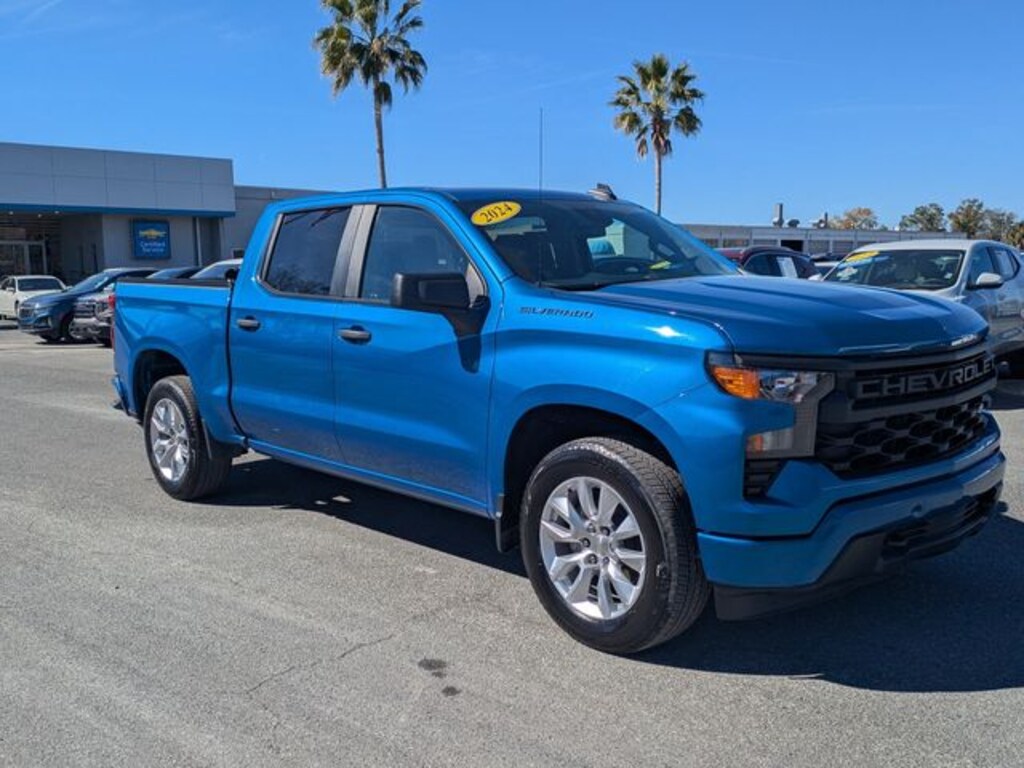 Used 2024 Chevrolet Silverado 1500 Custom Truck Crew Cab