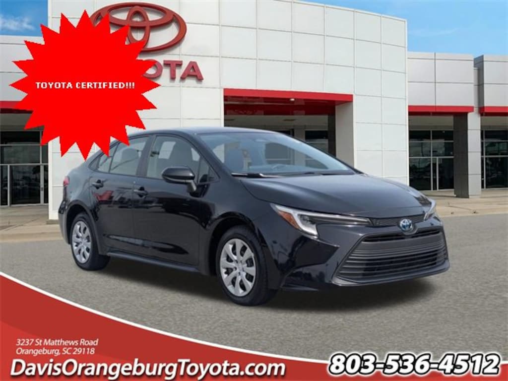 Certified 2024 Toyota Corolla Hybrid LE Sedan